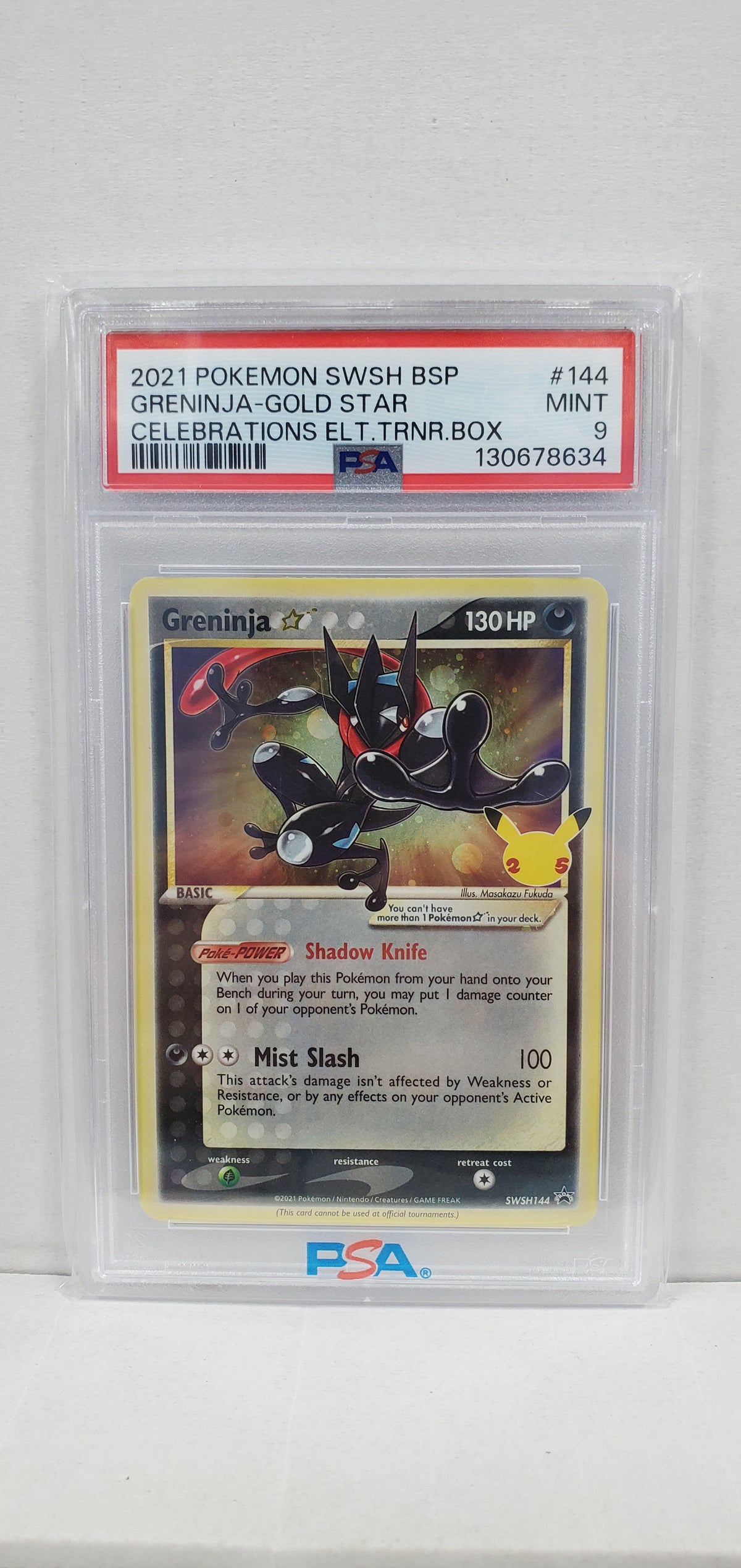 Pokemon Greninja SWSH144 PSA 9