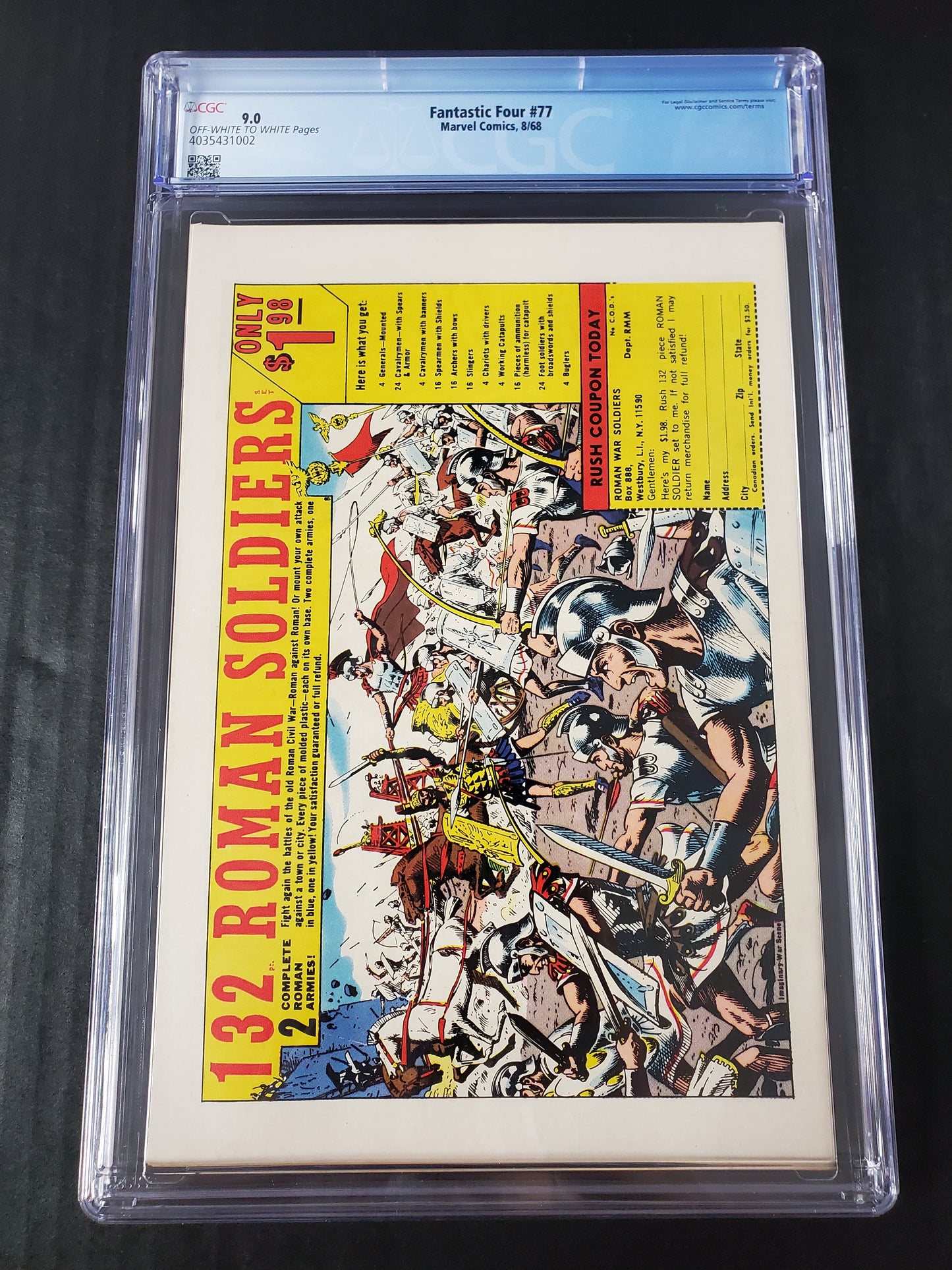 Fantastic Four #77 (1968) CGC 9.0