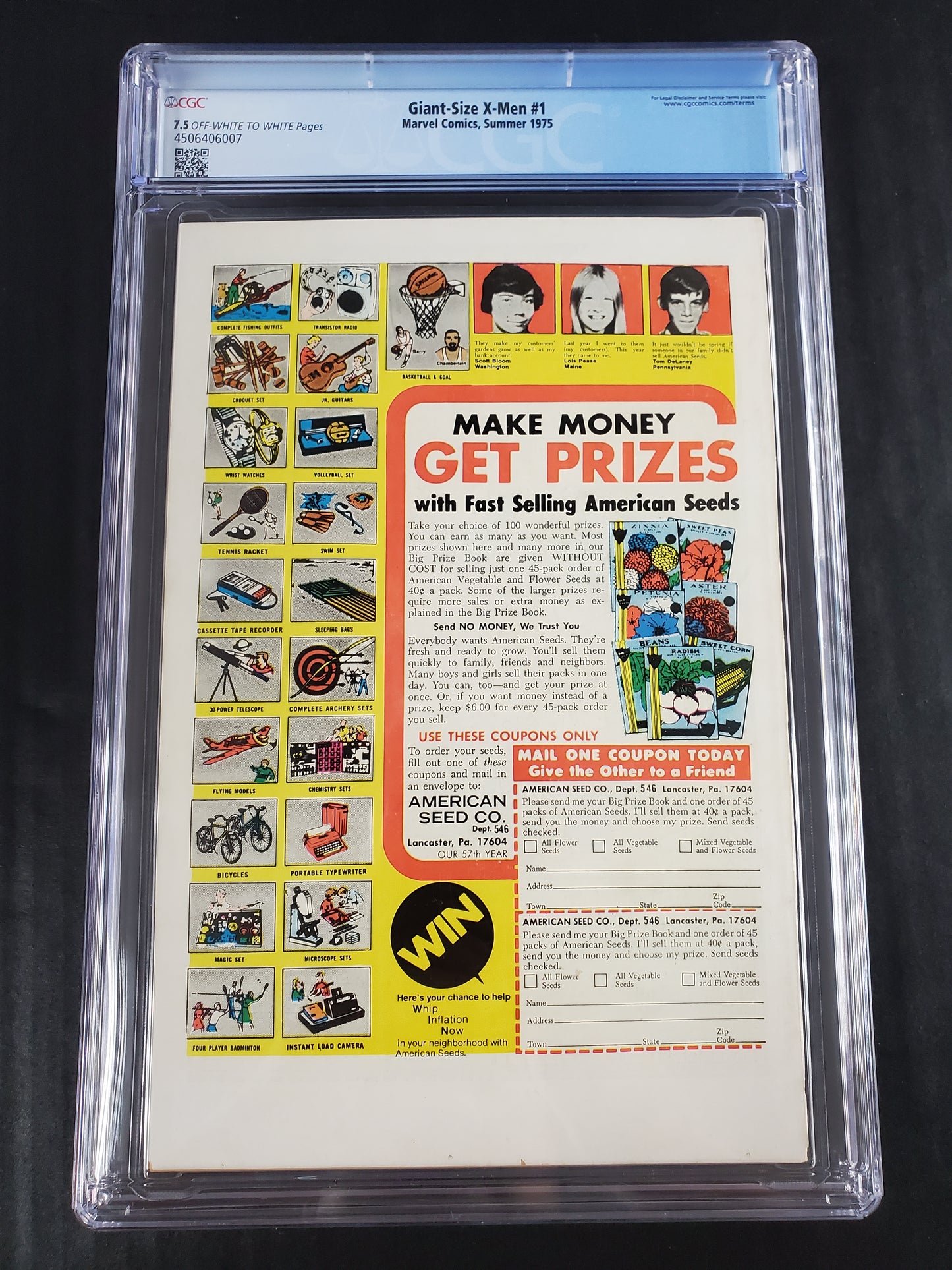 Giant-Size X-Men #1 (1975) CGC 7.5