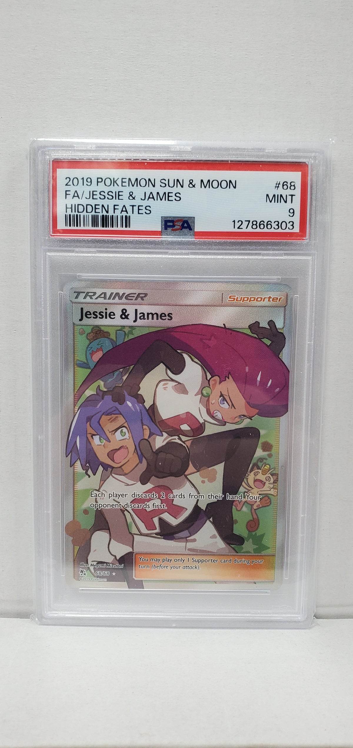 Pokemon Jessie & James 68/68 PSA 9
