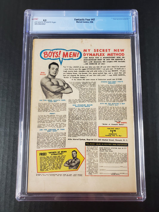 Fantastic Four #47 (1966) CGC 4.5