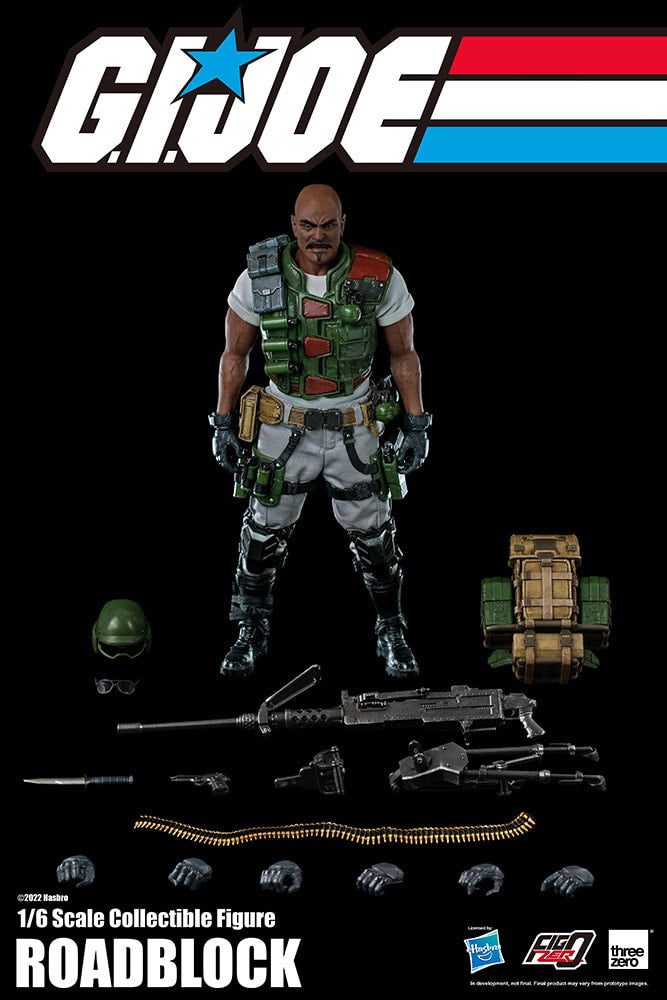 GI Joe FigZero Roadblock 1/6 Scale Collectible Figure