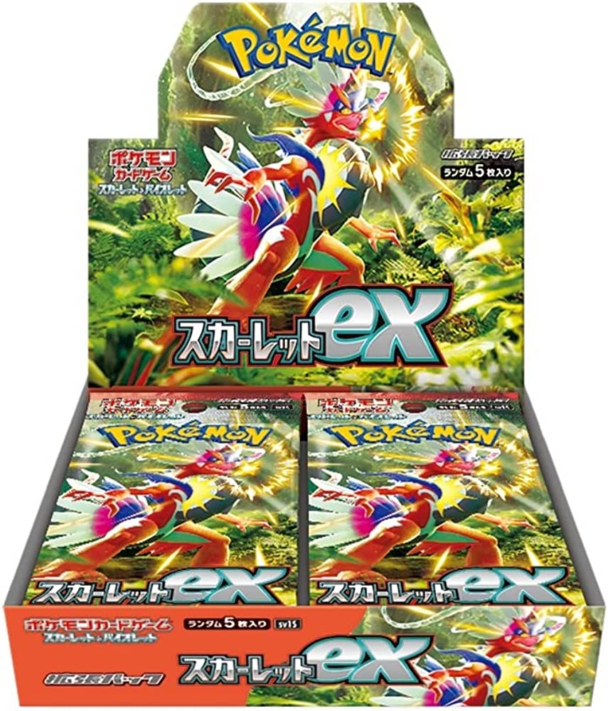 Pokemon Trading Card Game: Scarlet EX Japanese Booster Box Zapp! Comics Pokemon Trading Card Game: Scarlet EX Japanese Booster Box Zapp! Comics