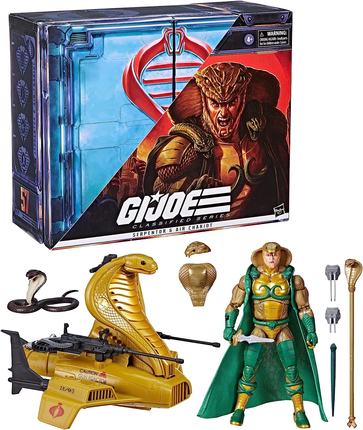 GI Joe Classified Series Serpentor & Air Chariot Exclusive