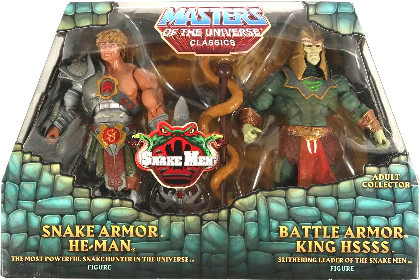 Mattel Masters of the Universe Classics Snake Armor He-Man Battle Armor King Hssss