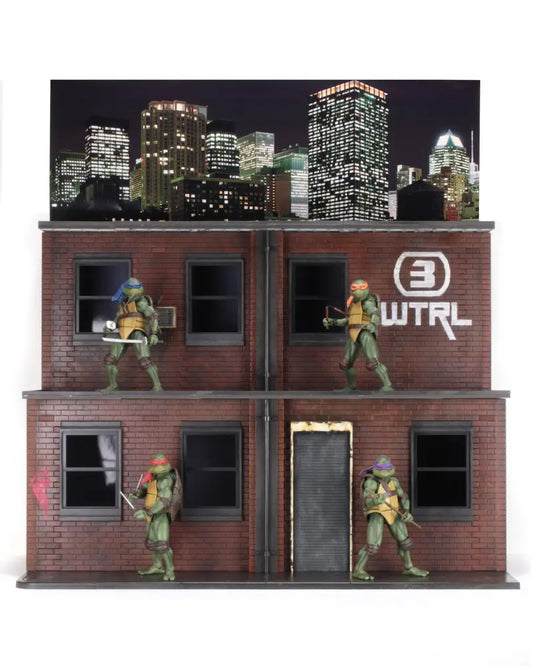 NECA Teenage Mutant Ninja Turtles Street Scene Diorama