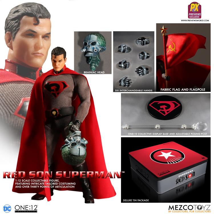 DC Comics One:12 Collective Red Son Superman (PX Previews Exclusive)