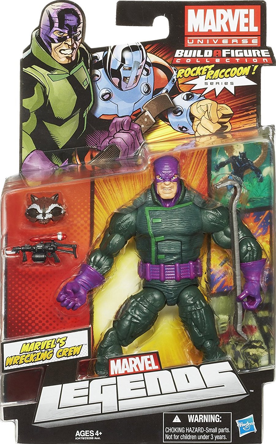 Marvel Legends Rocket Raccoon BAF Wave Wrecker (Wrecking Crew) 2012