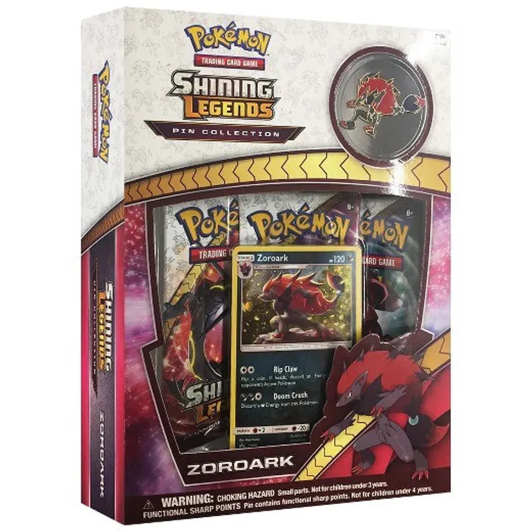 pokemon trading card game shining legends Pokemon Trading Card Game: Shining Legends Pin Collection Zoroark 2017 – Zapp! Comics