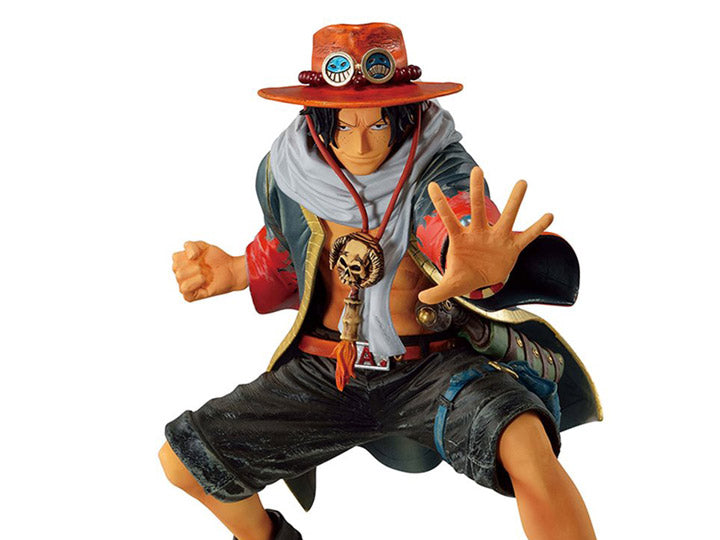 Banpresto One Piece Portgas D Ace 20th Anniversary Figure orange