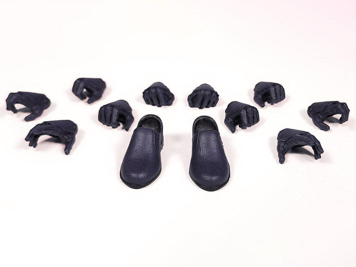 Mythic Legions: Illythia Hands & Feet (Black Leather) Accessory