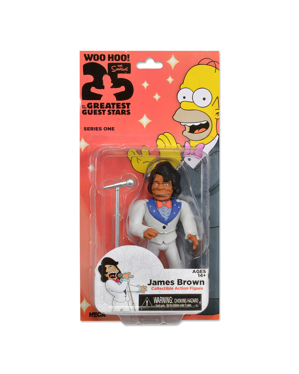 NECA Simpsons 25 of the Greatest Guest Stars James Brown Collectible Action Figure