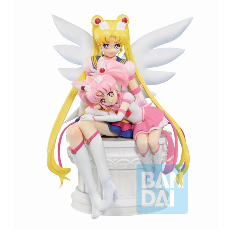 Sailor Moon Eternal Ichibansho Eternal Sailor Moon & Eternal Sailor Chibi Moon Figure