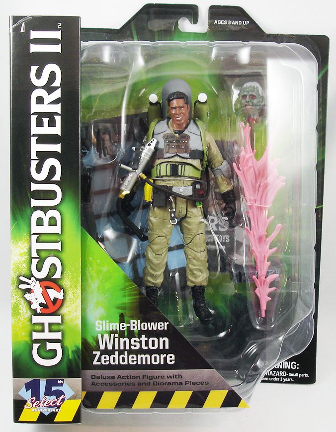 Diamond Select Toys Ghostbusters II Slime-Blower Winston Zeddemore