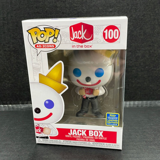 Funko Pop! Jack in the Box Jack Box 100 Summer 2020 (Grade A)
