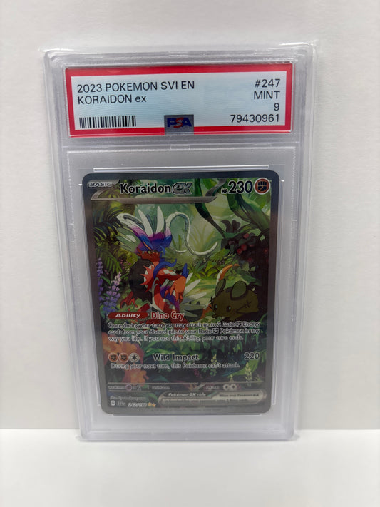 Pokemon Koraidon ex 247/198 PSA 9