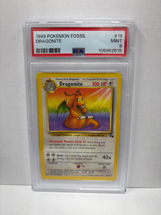 Pokemon Dragonite 19/62 (1999) PSA 9