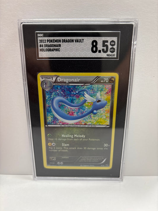 Pokemon Dragonair 4/20 SGC 8.5 (Scratches on Slab)