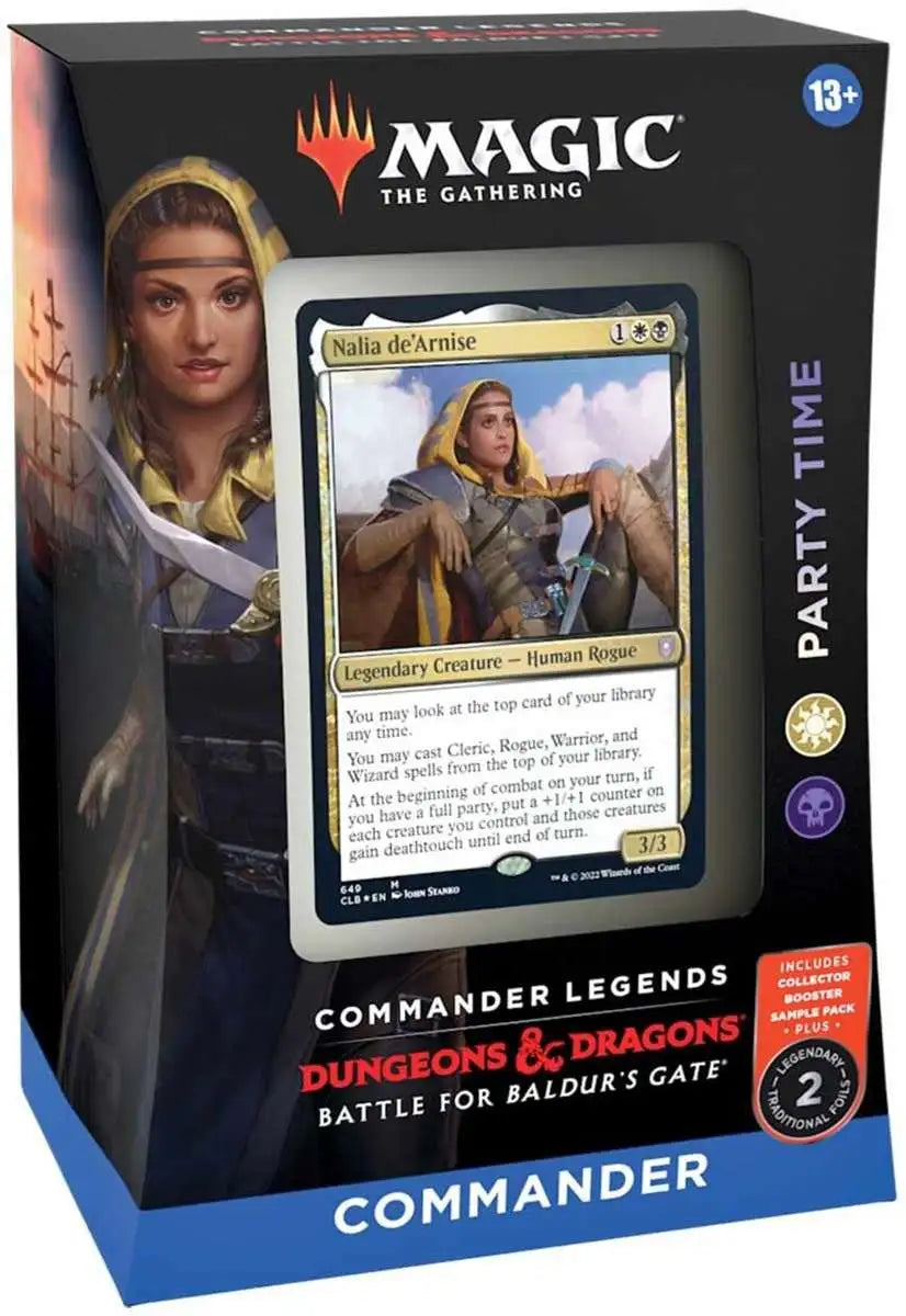 Magic the Gathering Battle for Baldur's Gate Party Time Commander Deck