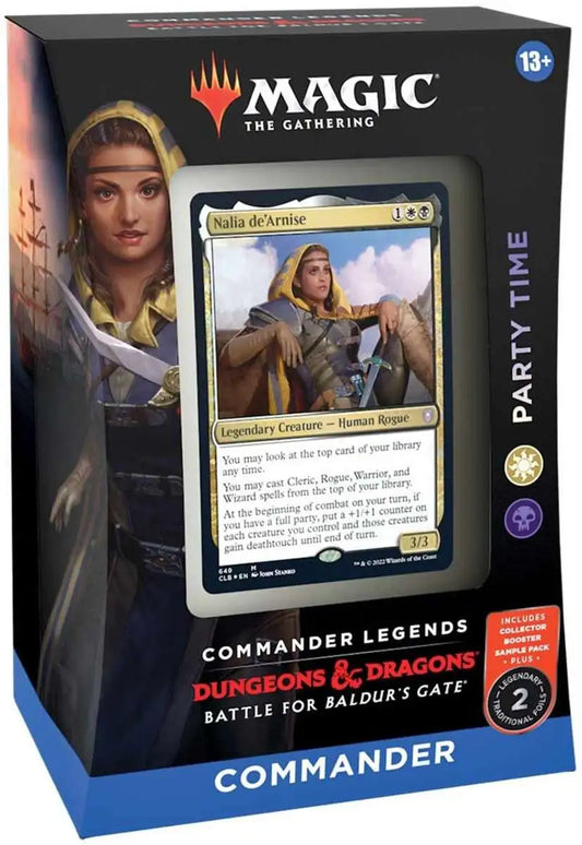Magic the Gathering Battle for Baldur's Gate Party Time Commander Deck