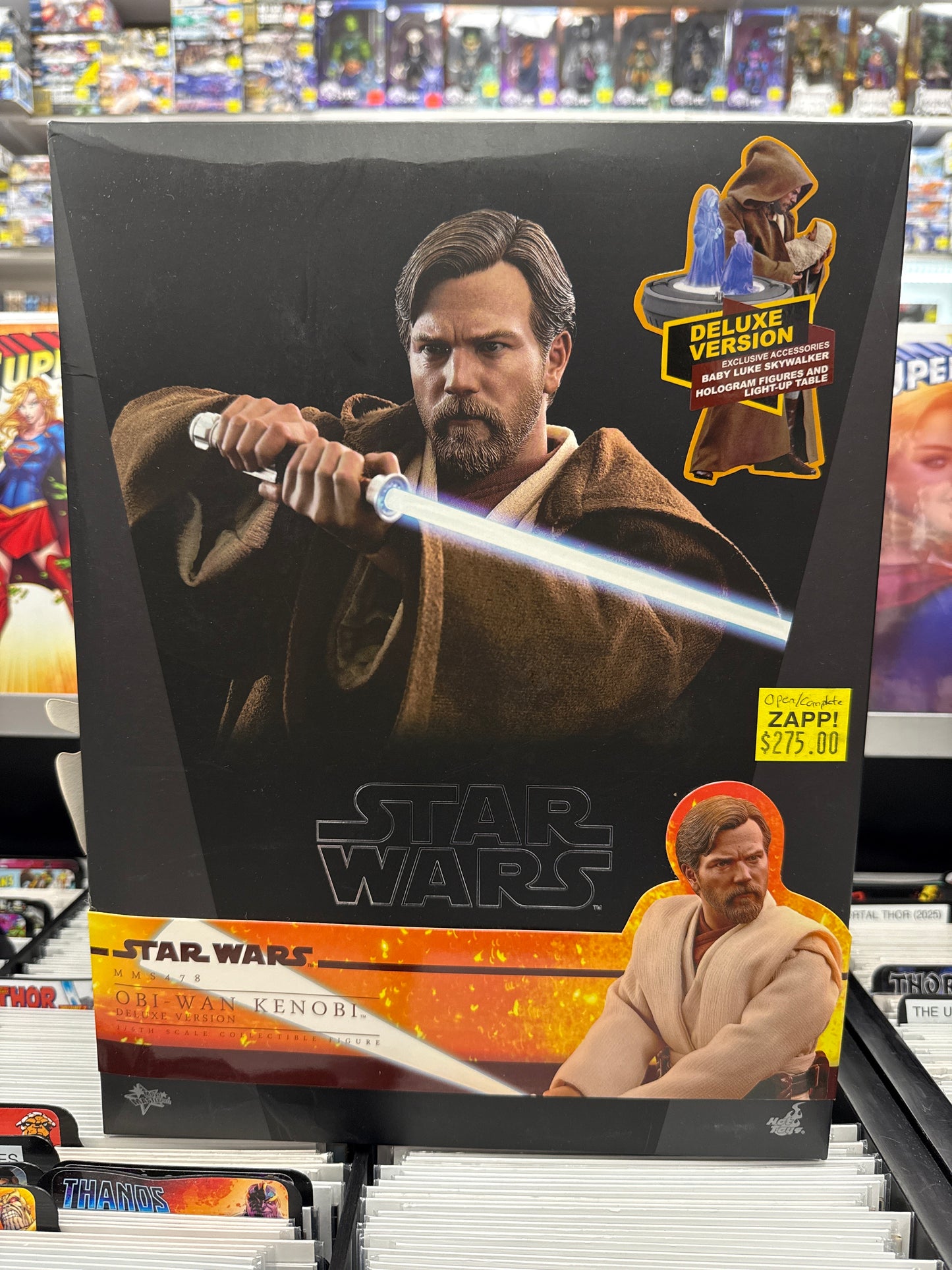 Hot Toys Star Wars Obi-Wan Kenobi Deluxe Version MMS478 1/6 Scale (Open Box/Complete)