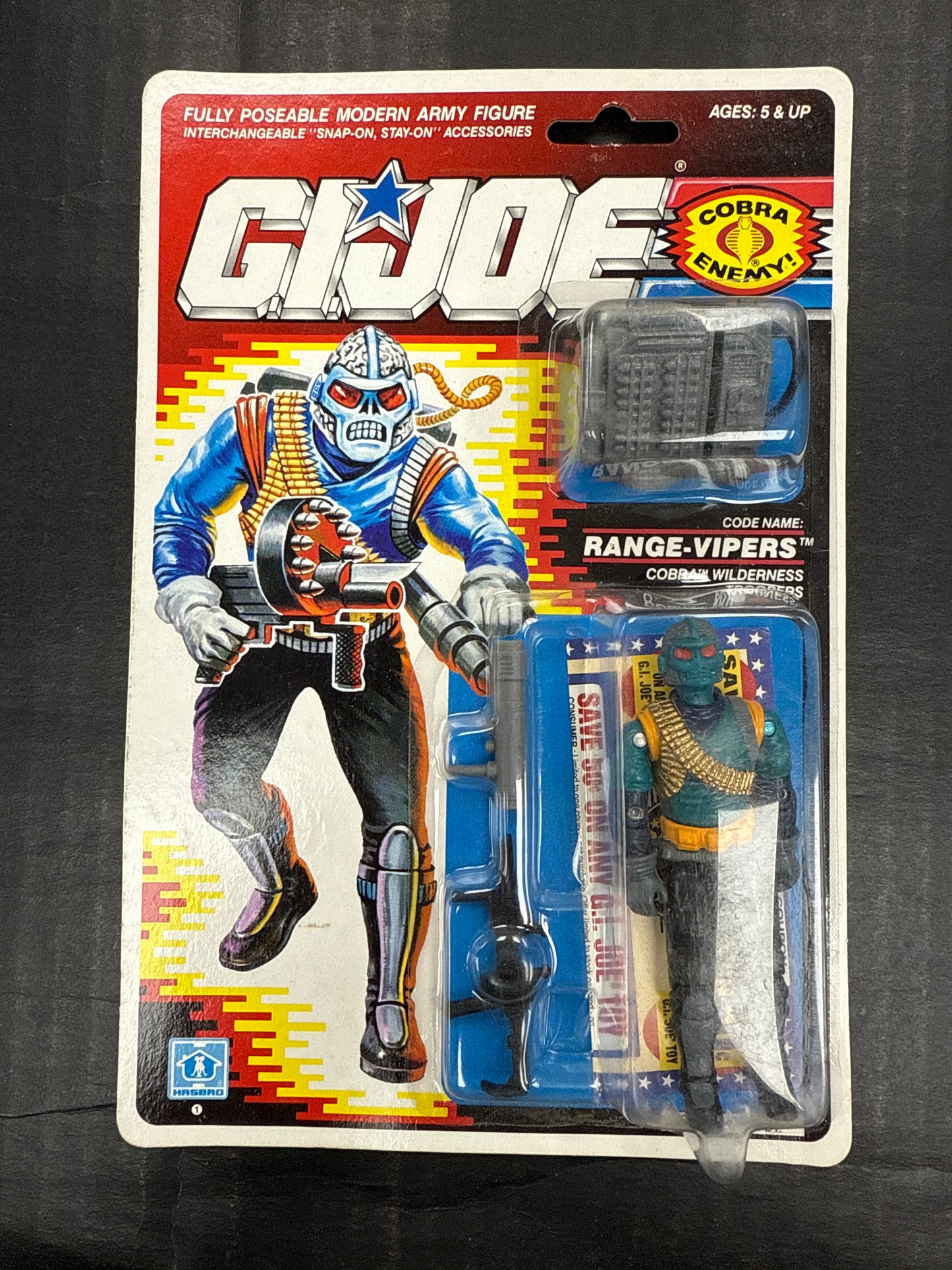 GI Joe Range Viper 1989 Vintage New In Box