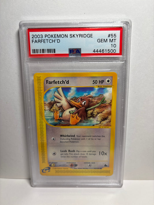 Pokemon Farfetch’d 55/144 PSA 10