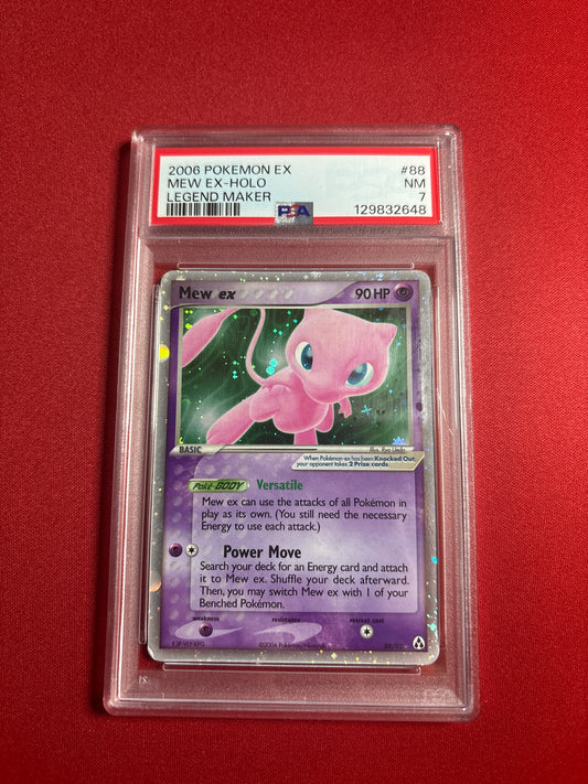 Pokemon Mew ex 88/92 (2006) PSA 7