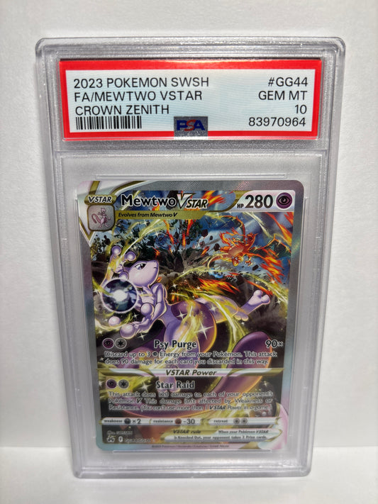 Pokemon Mewtwo VSTAR GG44/GG70 PSA 10