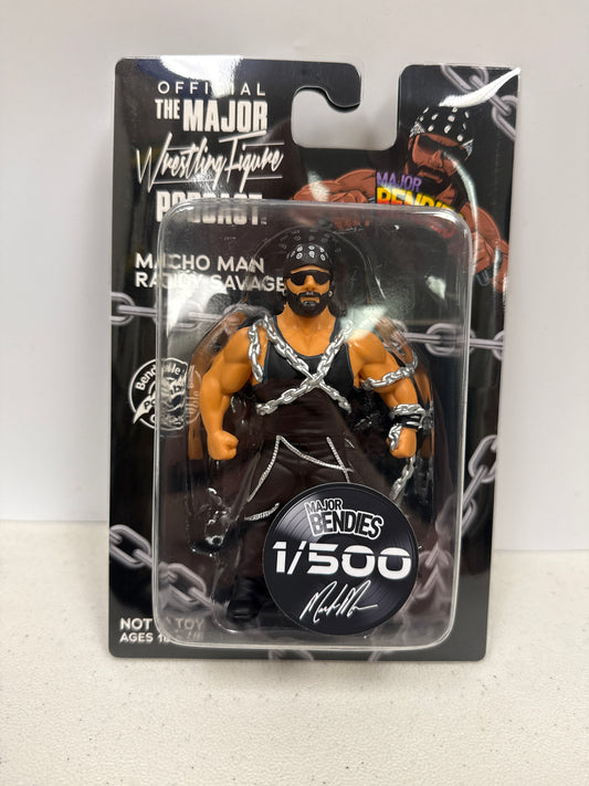 Major Wrestling Figure Podcast Major Bendies Macho Man Randy Savage 1/500