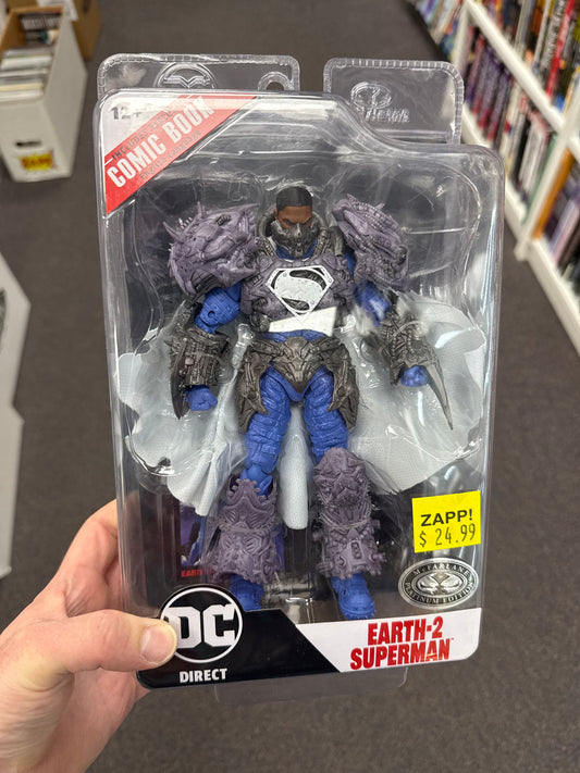 DC Multiverse DC Direct Earth-2 Superman Platinum Edition Chase