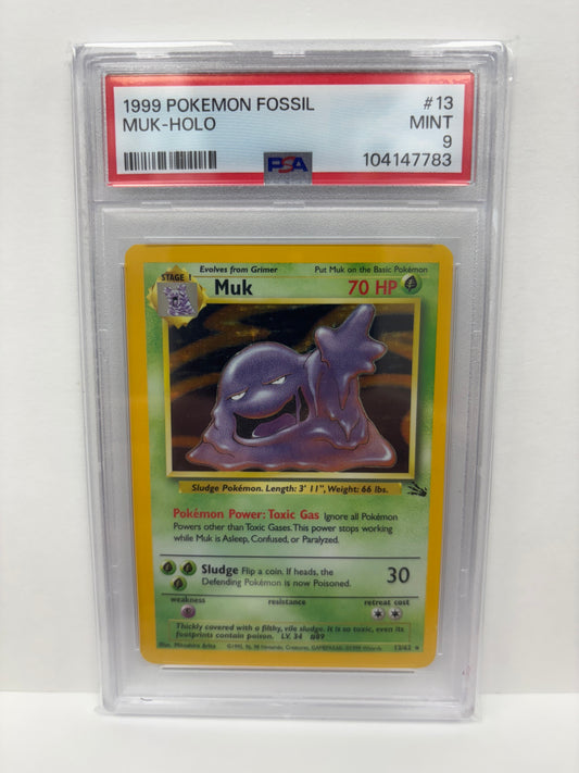 Pokemon Muk 13/62 (1999) PSA 9