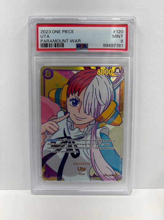 One Piece TCG Uta OP02-120 PSA 9