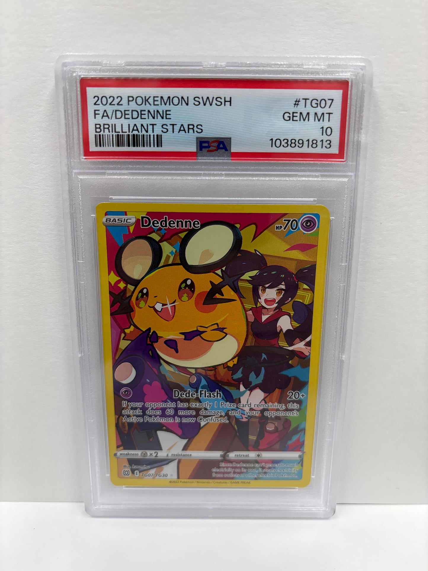 Pokemon Dedenne TG07/TG30 PSA 10