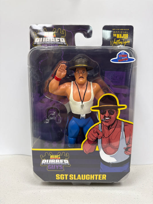 Major Wrestling Figure Podcast Big Rubber Guys Sgt Slaughter 1/1000 NYCC 2024