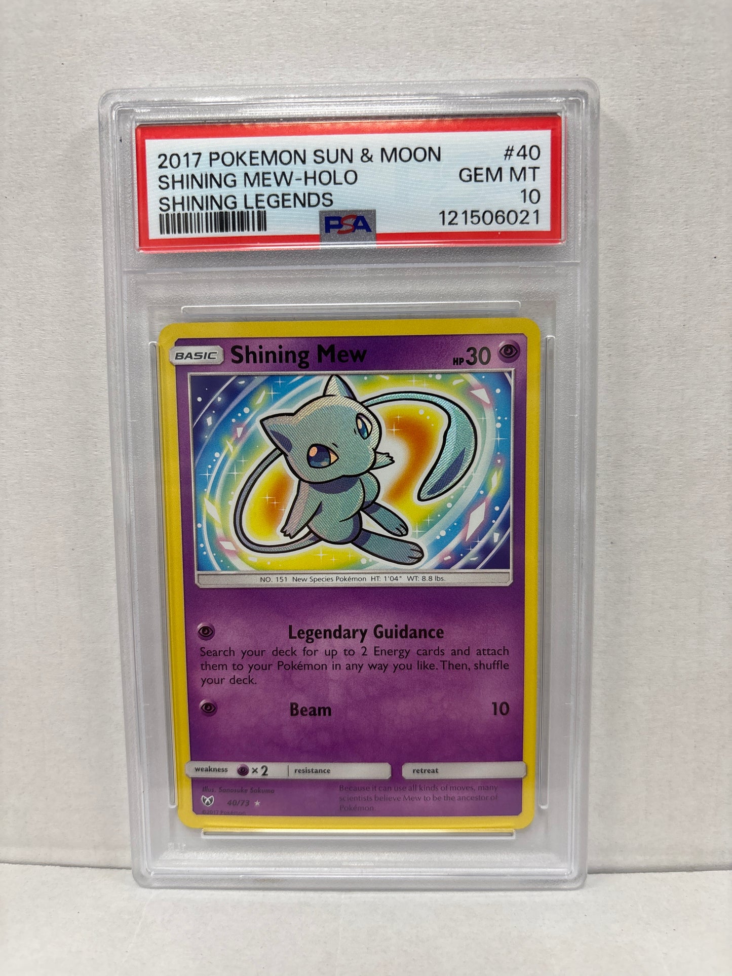 Pokemon Shining Mew 40/73 PSA 10