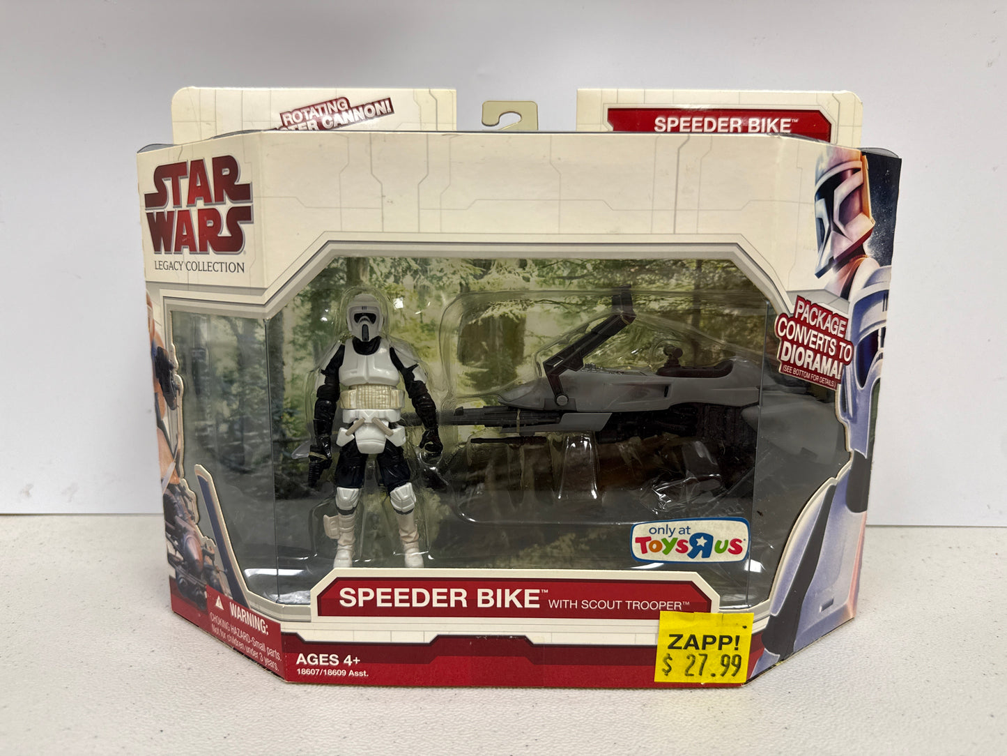 Star Wars Legacy Collection Speeder Bike with Scout Trooper Toys R Us Exclusive