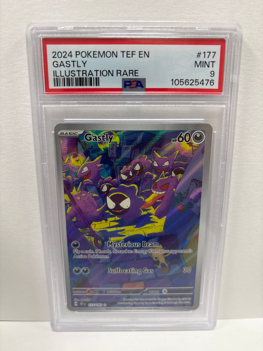 Pokemon Gastly 177/162 PSA 9