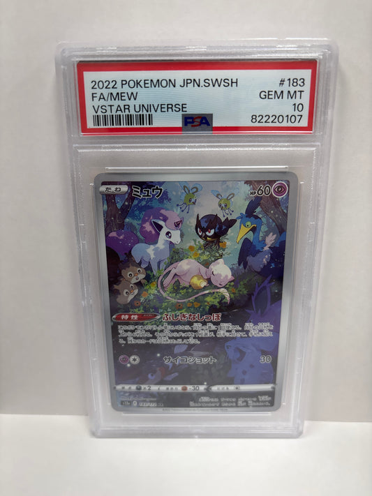 Pokemon Japanese Mew 183/172 PSA 10