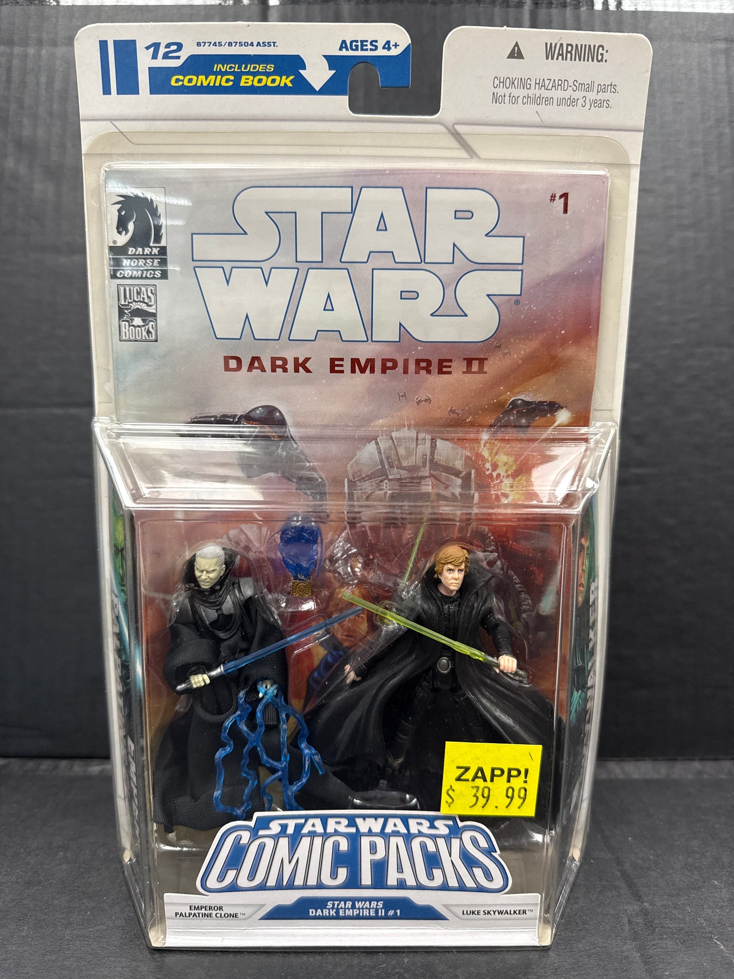 Star Wars Comic Packs Emperor Palpatine Clone & Luke Skywalker