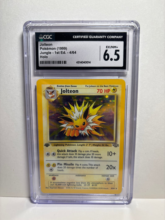 Pokemon Jolteon 4/64 1st Edition (1999) CGC 6.5