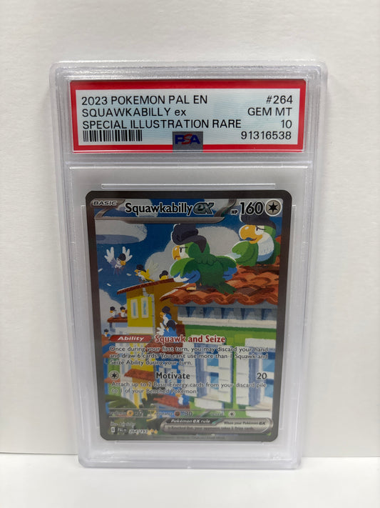 Pokemon Squawkabilly ex 264/193 PSA 10