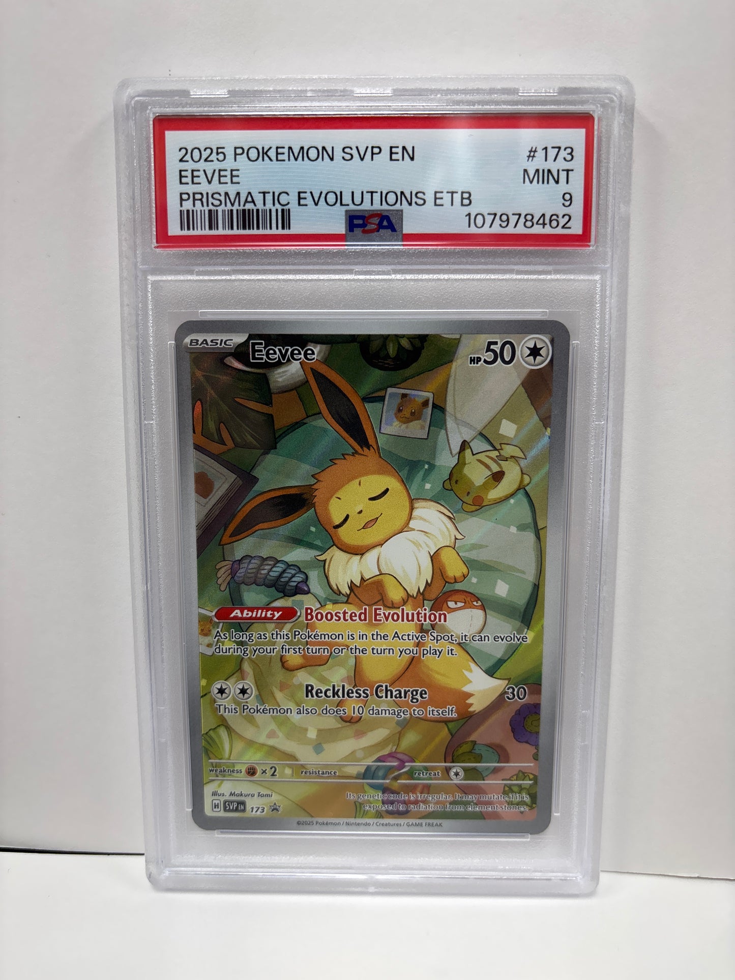 Pokemon Eevee 173 PSA 9