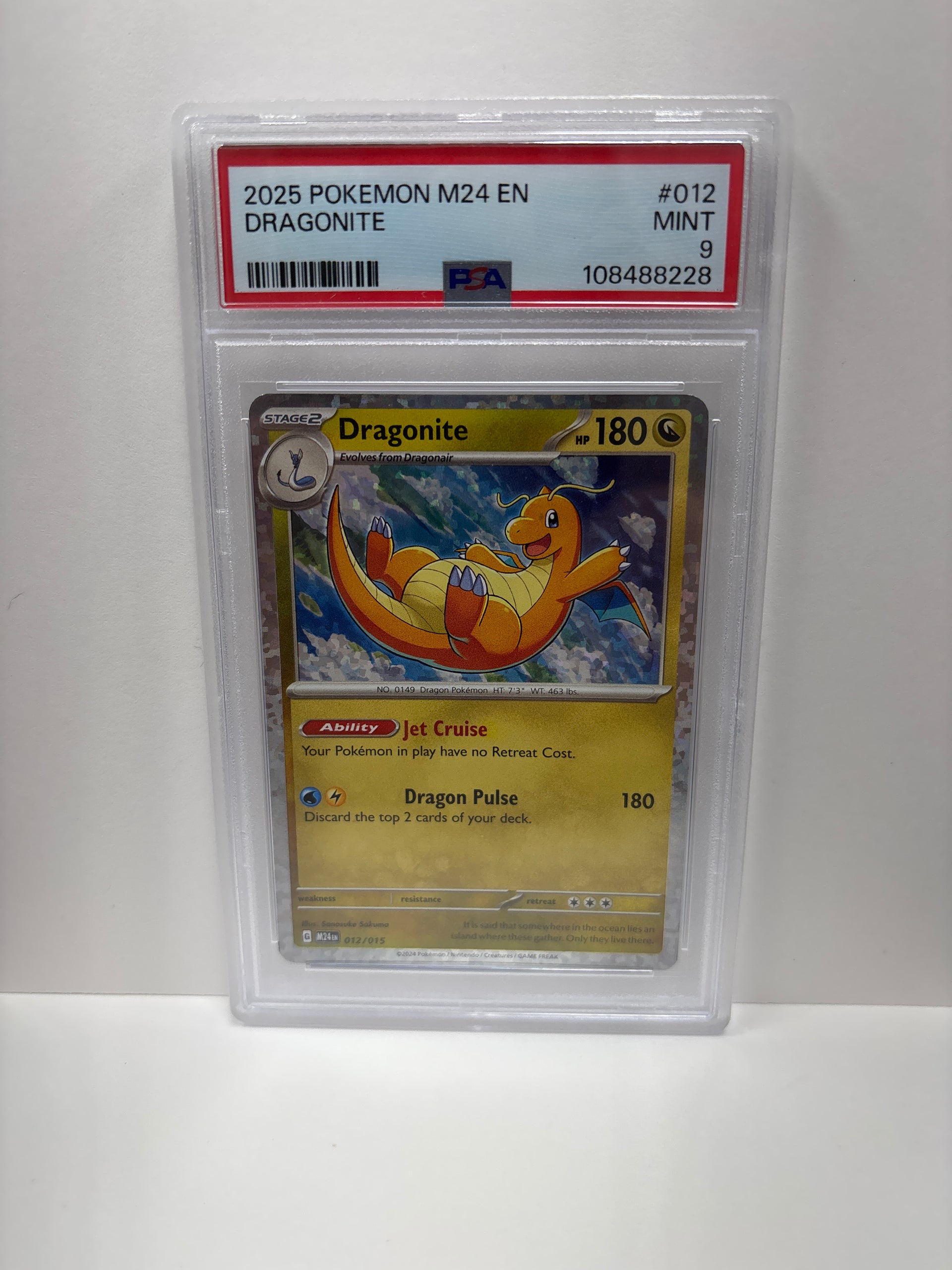 Pokemon Dragonite 012/015 PSA 9 – Zapp! Comics