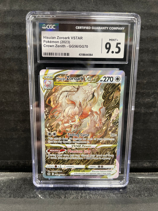 Pokémon Hisuuan Zoroark VStar GG56/GG70 CGC 9.5