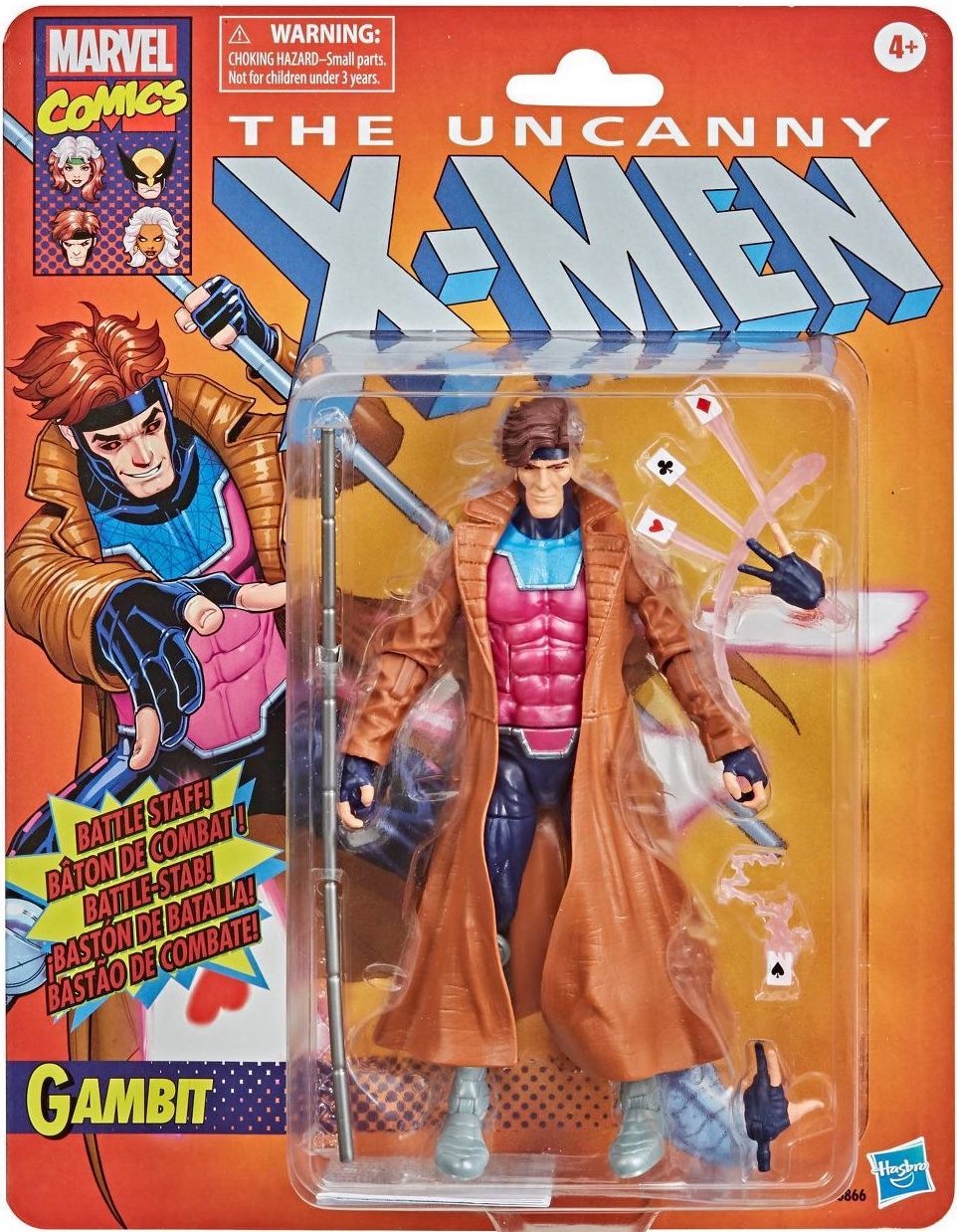 Marvel Legends X-Men Gambit Retro Card