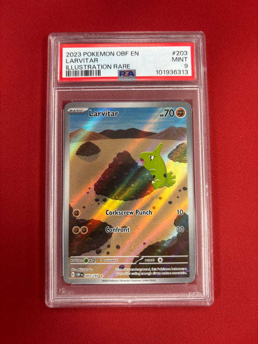 Pokemon Larvitar 203/197 PSA 9