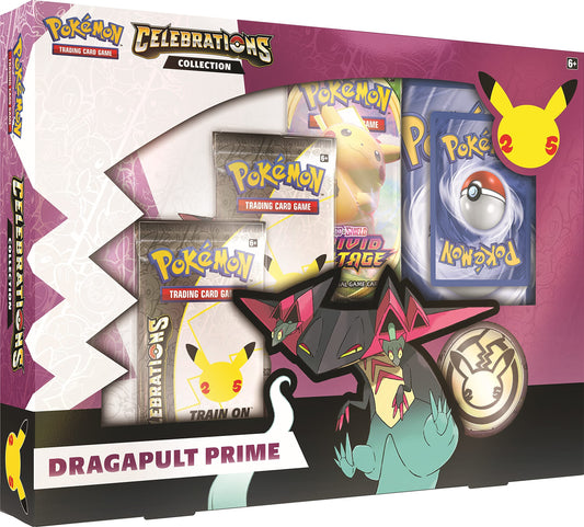 Pokemon Celebrations Dragapult Prime Collection Box