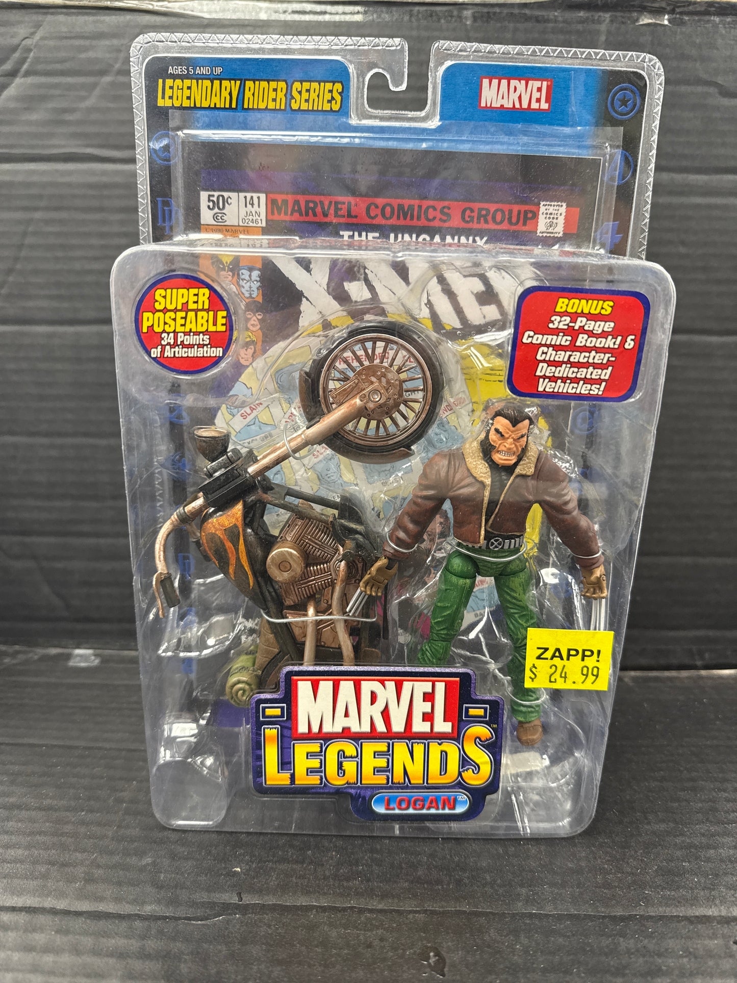 Marvel Legends Legendary Rider Series Logan