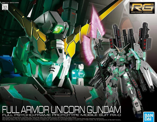 RG Full Armor Unicorn Gundam Full Psycho Frame Protoype Mobile Suit RX-0 1/144